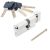 1 Цилиндровый механизм Apecs PM-80(35C/45)-C-CR (B2B) 1 Цилиндровый механизм Apecs PM-80(35C/45)-C-CR (B2B)