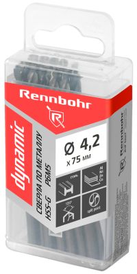 Сверло по металлу  4,2х75мм HSS-G P6M5 