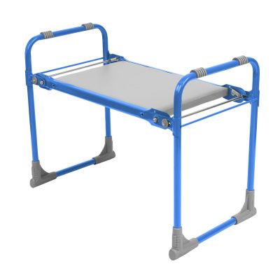 Скамейка садовая с мягким сиденьем СКМ/Г ГОЛУБОЙ (Ижевск)