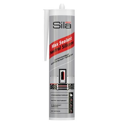 Герметик силикон Sila PRO Max Sealant Neutral Silicone нейтральный БЕЛЫЙ 290мл (25)