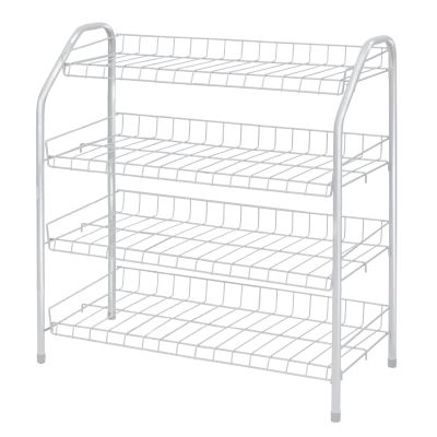 Этажерка для обуви ЭТ1/МС (матовый белый) (660*280*700) НИКА
