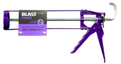Пистолет для герметика скелетный усиленный с противокапельной системой No-drop Blast