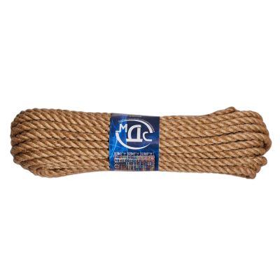 Канат джутовый 10мм х 20м без сердечника, 3-прядный 
