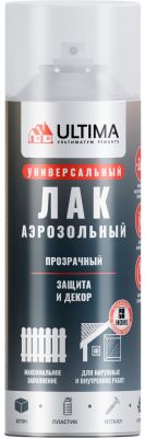 Аэрозоль Ultima ЛАК МАТОВЫЙ акриловый 520мл (12)