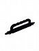 Ручка скоба декоративная мод.4 (225 мм) (черный) г. Балаково (10)