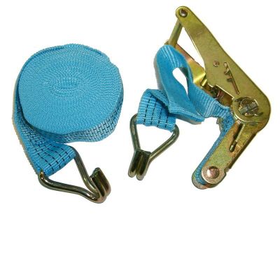 Стяжка-лента  6м х 35мм (2500кг) крюки, храповик 