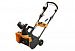 Снегоуборщик эл. CARVER STE 2346 (2300W.46x20. 3-6m, шнек резиновый)