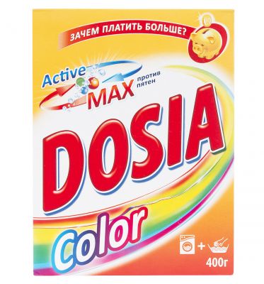 Порошок стиральный DOSIA Color (автомат) 400 гр. 2/22