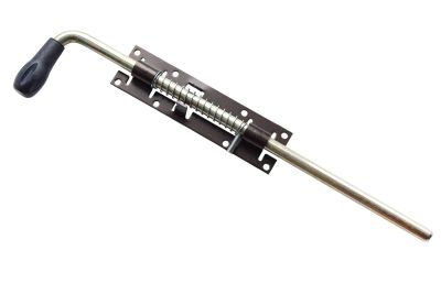Засов с пружиной  ЗГ-3-600 (Союз) без отв. (10)