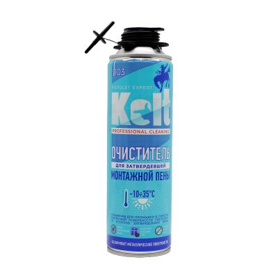 Очиститель пены ЗАТВЕРДЕВШЕЙ «KOLT» 420г (-10°C до +35°C) (12)