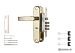 ЗВ Рязань ЗВ9-8/13 замок врезной с ручками 3 ключа (золото) (1/12)