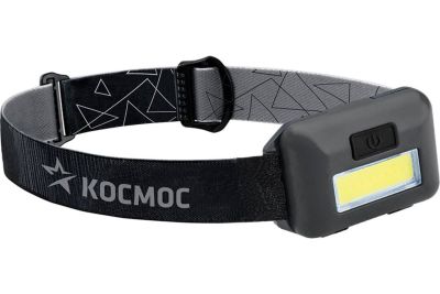Фонарь налобный КОСМОС H101 3Вт +1 Вт COB ( 3хR6) (24)