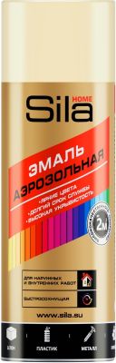 Краска Sila HOME Max Paint БЕЖЕВЫЙ RAL1001 аэрозольная унив.520мл