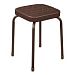 Табурет 4 ножки HT3/BR (коричневый) НИКА (10)
