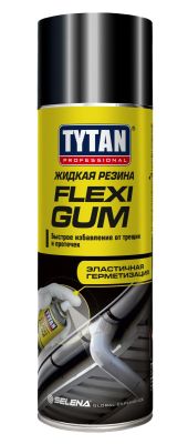 Аэрозоль Tytan Professional Flexi Gum ЖИДКАЯ резина ЧЕРНАЯ 520мл (6)