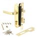 ЗВ Апекс 1226/60-G замок врезной с ручками (золото) (1/16)