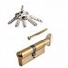 КALE 164 SM 80мм (35x10x35) кл./верт. Цилиндровый механизм  5 кл. (латунь)