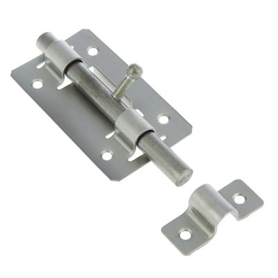 Задвижка дверная ЗД-01 б/п (круглый) (20) г.Кунгур