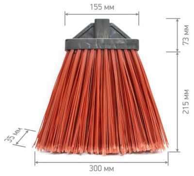 Метла подметальная синтетич.